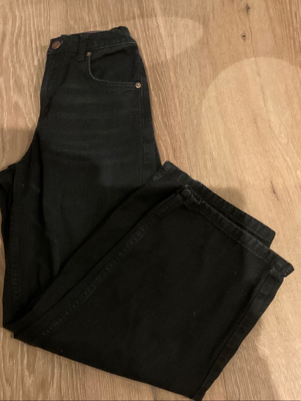 Zara girls Slim Straight Black Jeans